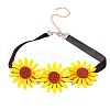 Felt 3 Sunflower Chokler Necklaces for Women FS-WG49D9B-01-5