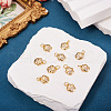 Brass Micro Pave Clear Cubic Zirconia Charms X1-RJEW-T063-38G-NF-14