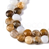 Natural Blue Chalcedony Beads Strands G-C179-A47-03-4
