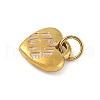 304 Stainless Steel Enamel Charms STAS-M120-06C-G-2