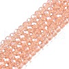 Electroplate Glass Beads Strands EGLA-A044-T3mm-A21-1