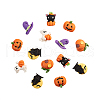 30Pcs 6 Style Resin Cabochons Halloween Theme RESI-CJ0001-194-1