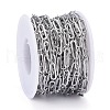 Tarnish Resistant 304 Stainless Steel Paperclip Chains CHS-F011-09A-P-4