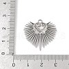 304 Stainless Steel Pendants STAS-D366-01E-P-3
