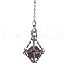 Tarnish Resistant 201 Stainless Steel Pouch Dowsing Pendulums PALLOY-JF02505-01-3