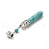 Synthetic Turquoise European Dangle Charms FIND-C017-04B-2