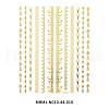 3D Goldenrod Nail Water Decals MRMJ-N010-44-010-2