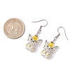 Angel Handmade Glass Seed Beads Dangle Earrings for Women EJEW-MZ00394-01-3