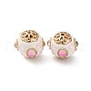 Handmade Resin Indonesia Round Beads IPDL-P005-25KCG-03-1