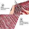 Olycraft 5M Sparkle Polyester Tassel Lace Trim OCOR-OC0001-38B-4