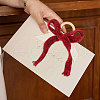 Polyester Chenille Ribbon OCOR-WH0097-36A-6