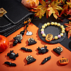 SUNNYCLUE 16Pcs 4 Styles Halloween Silicone Beads SIL-SC0002-09-4