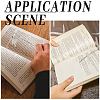 SUNNYCLUE 12Pcs Tibetan Style Alloy Bookmark Findings with Hole PALLOY-SC0004-31-5