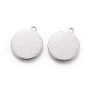 Tarnish Resistant 201 Stainless Steel Pendants PALLOY-E456-01P-2