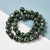Synthetic Gemstone Dyed Beads Strands G-P507-03B-09-2