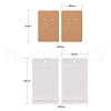 200Pcs 2 Style Cardboard Display Cards and OPP Cellophane Bags CDIS-LS0001-05B-2