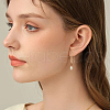 GOMAKERER 30Pcs Brass Earring Hooks KK-GO0001-70-6