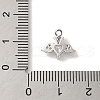 Brass Micro Pave Cubic Zirconia Pendants KK-K371-20P-3