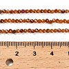 Natural Orange Garnet Beads Strands G-RM2025-03-2mm-5