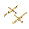 Brass Micro Pave Cubic Zirconia Pendants KK-Z114-05G-2