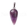 Natural Amethyst Pendants G-A167-18C-1