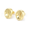 Rack Plating Brass Stud Earring EJEW-C078-05B-G-2