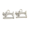 Tibetan Style Zinc Alloy Pendants X-TIBEP-R334-155AS-RS-1