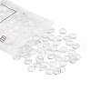 200Pcs Transparent Glass Cabochons GGLA-YW0001-05-3