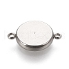 Tarnish Resistant 304 Stainless Steel Links Connectors Settings STAS-K202-02E-P-2