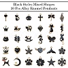 30Pcs 30 Styles Alloy Enamel Pendants FIND-YW0004-64-1