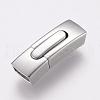 Tarnish Resistant 304 Stainless Steel Bayonet Clasps STAS-F122-39P-1