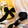 Single Face Velvet Ribbons SRIB-WH0011-170-5