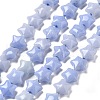 Synthetic Blue Lace Agate Beads Strands G-Z080-A21-8mm-2