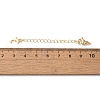 Rack Plating Brass Ends with Chain and Lobster Claw Clasps KK-F873-04LG-3