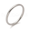 304 Stainless Steel Plain Band Rings STAS-I160-E04-P-4