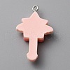 Opaque Resin Pendants RESI-CJC0011-27D-2