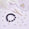 Unicraftale 50Pcs 2 Colors Brass Beads KK-UN0002-31-2