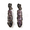 Natural Amethyst Pendants G-K338-28R-06-1