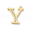 Rack Plating Brass Micro Pave Cubic Zirconia Pendant KK-H449-76G-14-3