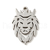Non-Tarnish 201 Stainless Steel Pendants FIND-Z009-04P-1