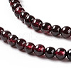 Natural Garnet Beads Strands X-G-F717-14-4