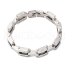 304 Stainless Steel Link Chain Bracelets for Women Men BJEW-R018-04P-4