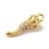 Rack Plating Brass Micro Pave Cubic Zirconia Pendant KK-A229-03A-G-2
