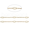 Ion Plating(IP) Handmade 304 Stainless Steel Rhombus Link Chains CHS-G025-02G-2