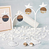  24Pcs 12 Styles Resin & Walnut Wood Flat Round Stud Earrings with 304 Stainless Steel Pin for Women EJEW-TA0001-20-7