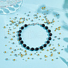 Unicraftale 400Pcs 8 Colors Rack Plating Brass Spacer Beads FIND-UN0004-40-5