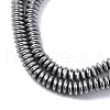 Electroplated Non-magnetic Hematite Beads Strands G-P571-B01-01E-3