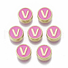 Alloy Enamel Beads X-ENAM-S122-028V-NR-1