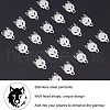 Unicraftale 20Pcs 201 Stainless Steel Pendants STAS-UN0028-50-4
