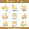 Nickel Decoration Stickers DIY-WH0450-090-2